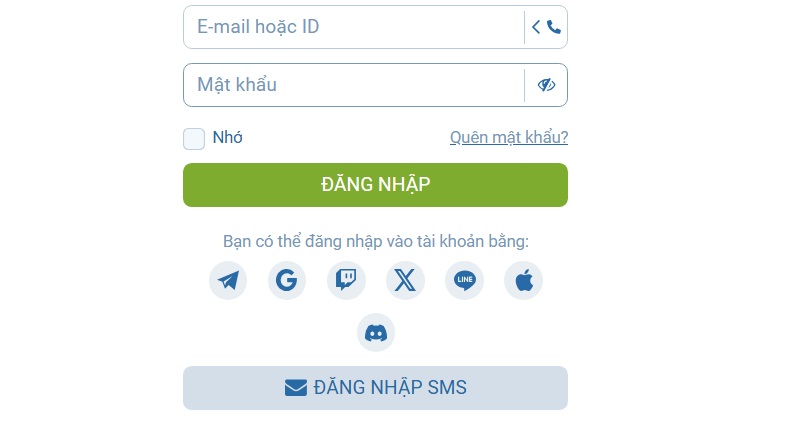 Đăng nhập 1 Đăng nhập tài khoản bằng email chi tiết