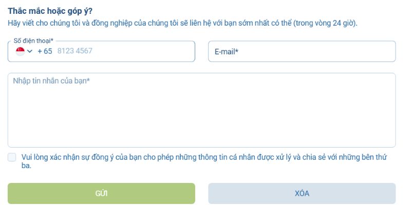 Liên hệ CSKH 3 Kênh tư vấn của nhà cái hoàn toàn miễn phí
