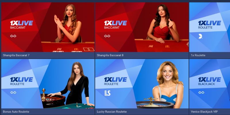 Live Casino 1 Live casino 1xbet mang đến trải nghiệm hấp dẫn